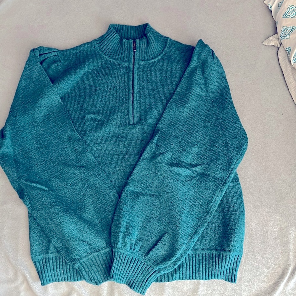 Womens quarter zip sweater